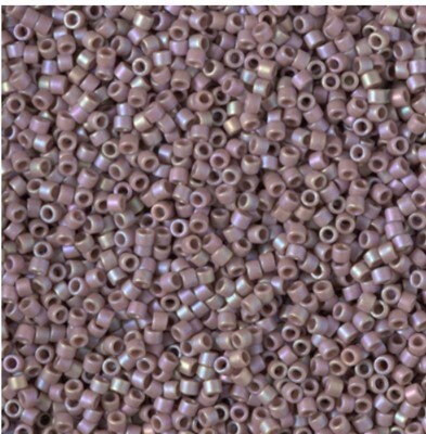 Delica Sz 11 Matte Opaque Glazed Rainbow Dark Beige 2321