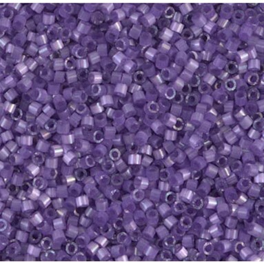 Delica Sz 11 Dyed Lilac Silk Satin 1809