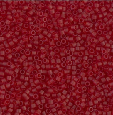 Delica Sz 11 Matte Transparent Dark Cranberry 1262