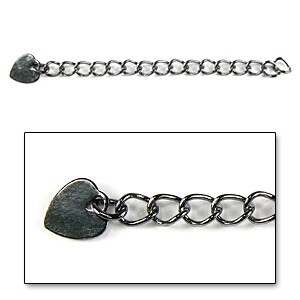 Necklace Extender Silver Plate on Brass 20pcs
