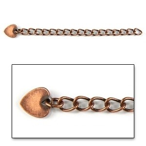 Necklace Extender Copper Plate