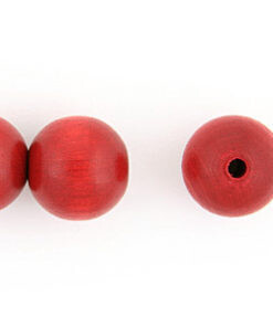 Czech Wood 6mm Pkg of 100 Red