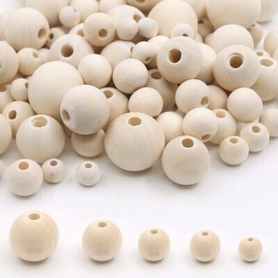 Czech Wood pkg of 10 16mm Round