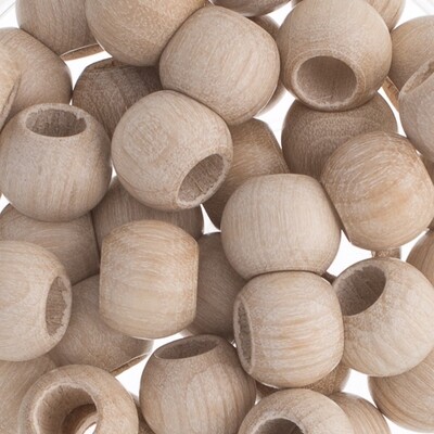 Czech Wood Natural 12x9.8mm Rounds