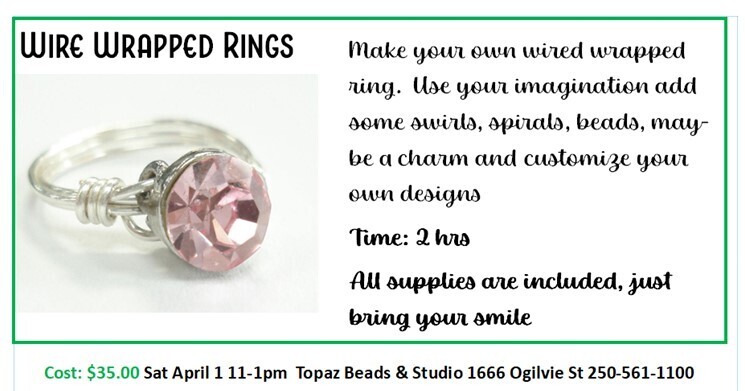 CLASS: Wire Wrapped Rings TBA