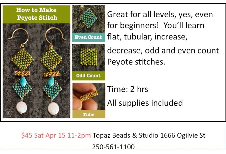 CLASS: Peyote Stitches TBA