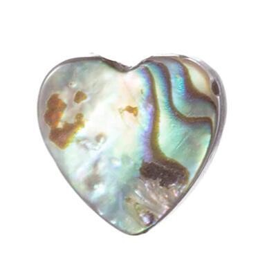 Abalone Hearts 10mm