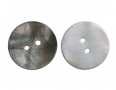 Black Lip Oyster 20mm Round 4pcs