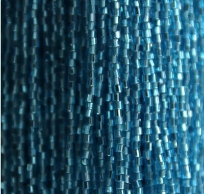 Silverlined Sz 10 2 Cut Aqua Strung