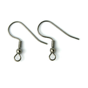 Shepard Hook Earring Stainless Steel 5 Prs