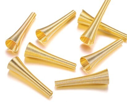 Cones Gold Coiled 30x8mm