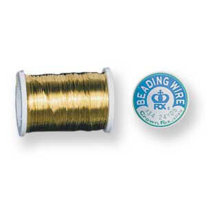 Beading Wire 26ga 24yds Brass
