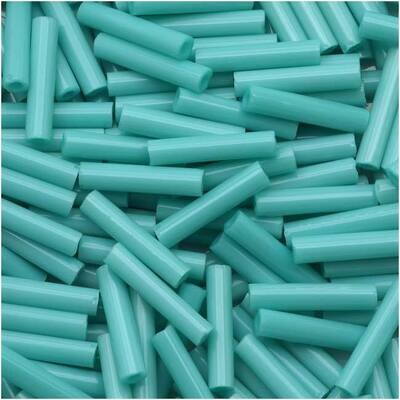 Bugles Sz 3 Opaque Turquoise