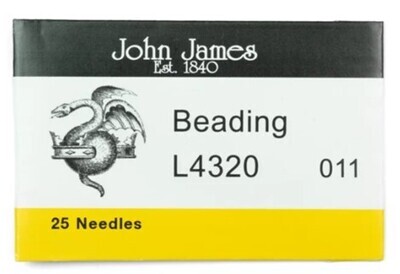 John James Beading Needles Sz 11 25pcs