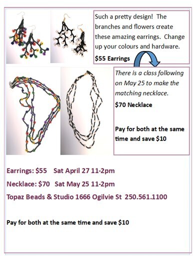  CLASS: Beaded Branch &amp; Flower Necklace TBA