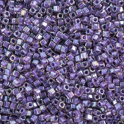 Miyuki Square 1.8mm apx 20gm Purple Opaque AB Luster