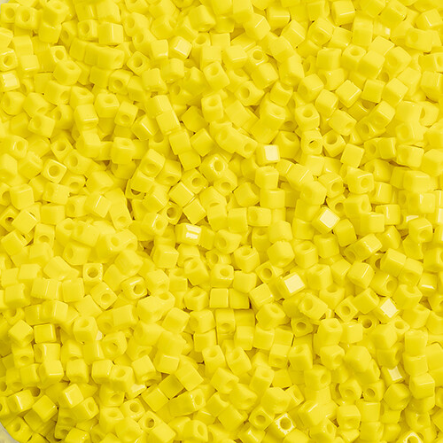 Miyuki Square 1.8mm apx 20gm Opaque Yellow