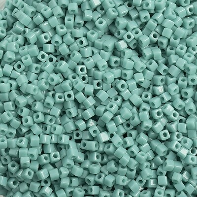 Miyuki Square 1.8mm apx 20gm Green Turquoise Opaque