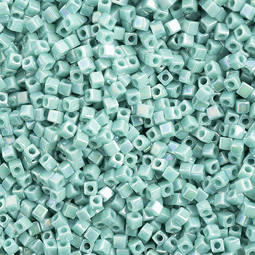 Miyuki Square 1.8mm apx 20gm Seafoam Opaque AB