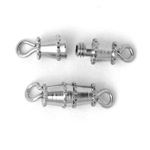Barrel Clasp Gold Plated Brass 5pcs