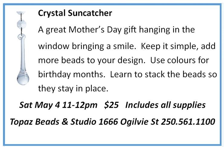 CLASS: Crystal Sun Catcher TBA
