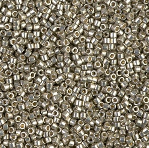 Delica Sz 11 Duracoat Galvanized Light Pewter #1851