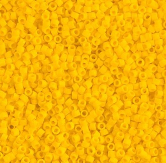 Delica Sz 11 Opaque Matte Yellow Canary  1582