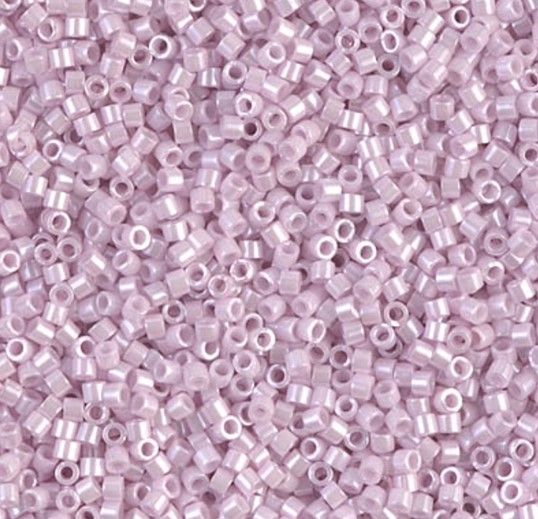 Delica Sz 11 Opaque Pale Rose Lustre #1534