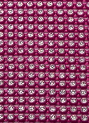 Fandango Pink Plastic Rhinestone Banding SS6