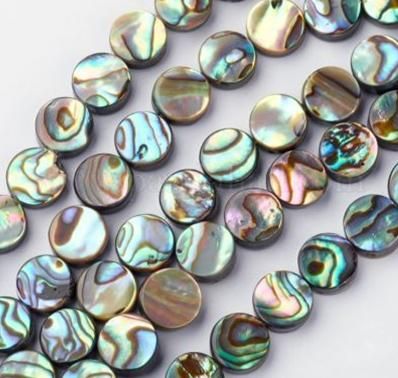Abalone 18mm Coin
