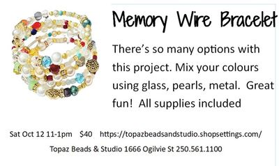 CLASS: Memory Wire Bracelet TBA