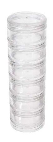 Stackable 50mm Clear Containers 6pcs