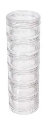 Stackable 50mm Clear Containers 6pcs