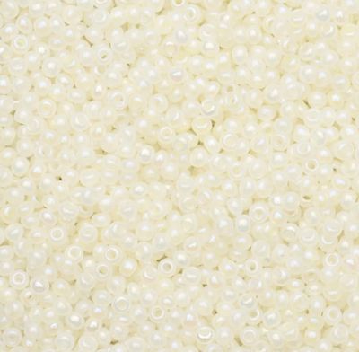 Pearlized Sz 10 White Shell Rainbow