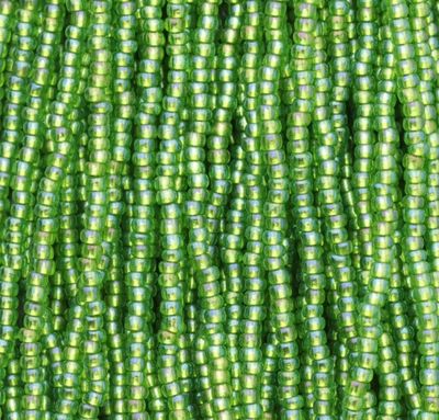 Silverlined Sz 11 Rainbow Chartreuse Strung