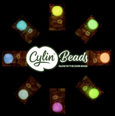 Cylin Sz 11 Glow in the Dark Beads
