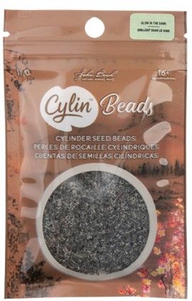 Cylin Beads Sz 11 Glow in the Dark #1153 Grey 25g