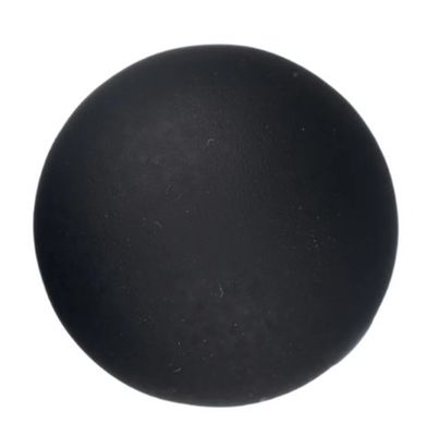 Cabochon Black Puffed Round 18mm