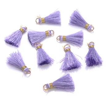 Tassel 1" Light Purple 2 Pieces