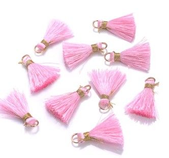 Tassel 1" Light Pink 2 Pieces