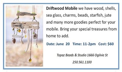 CLASS: Driftwood &amp; Shell Mobile TBA
