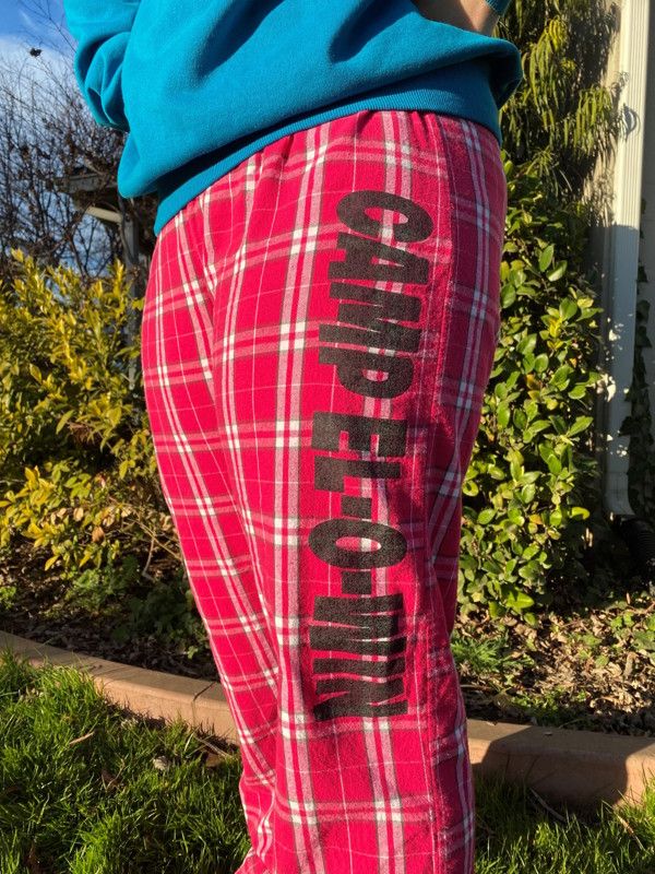 2025 Hot Pink Comfy Flannel Pants