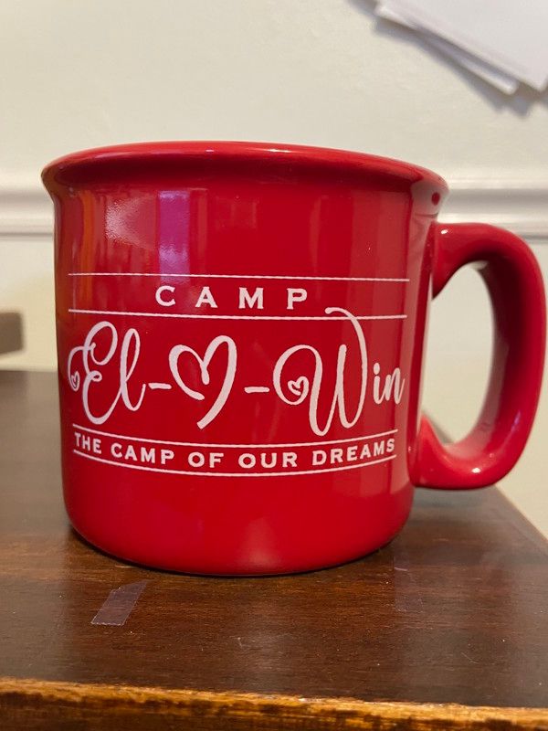 Camp El-O-Win Red Coffee and Hot Chocolate Mug
