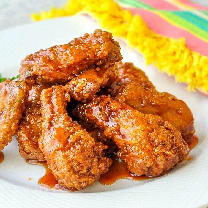 Bar-b-fry chicken