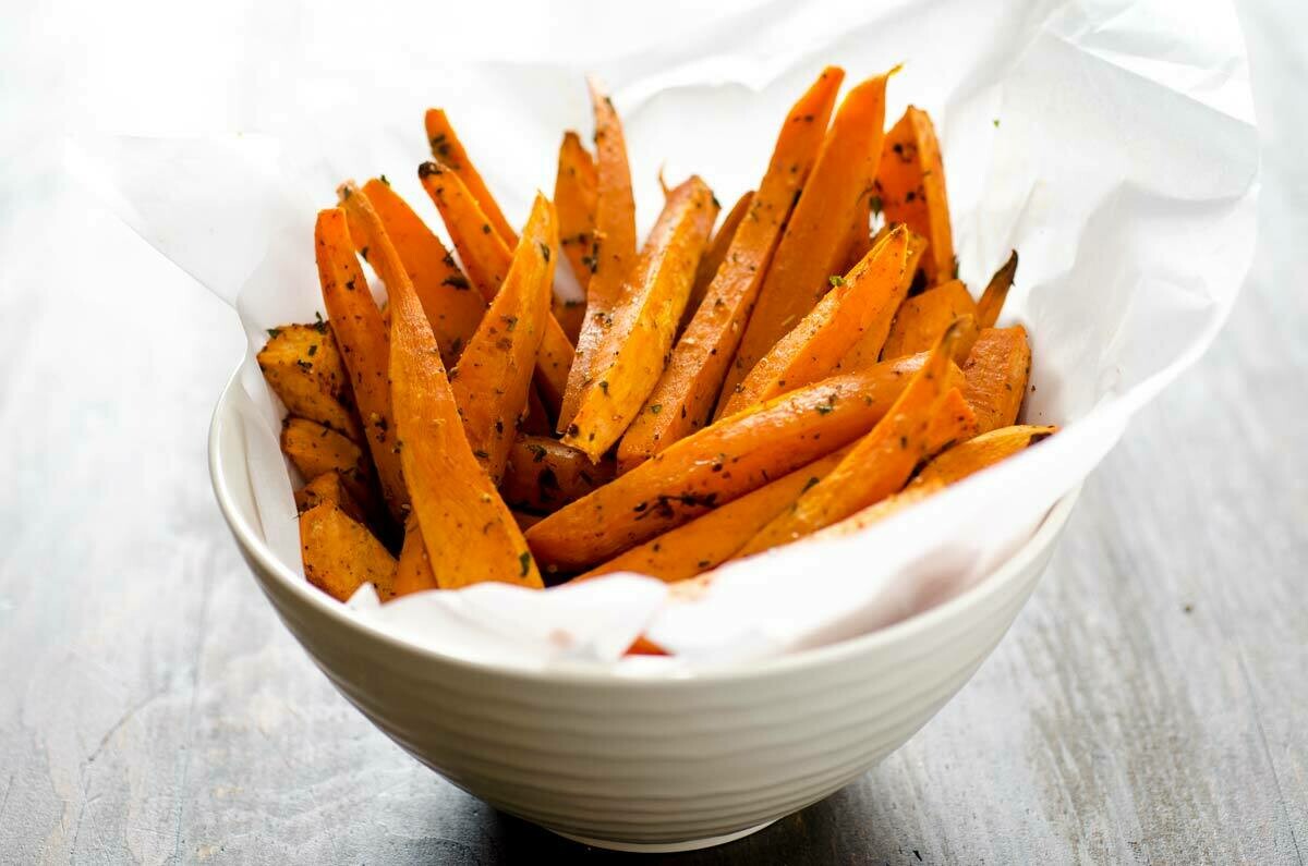 Fry Sweet Potatoes