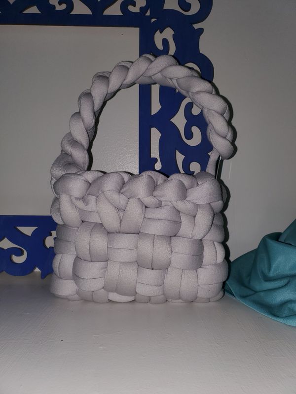 Small Hand-Knit Purse