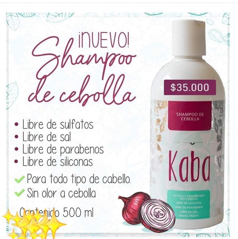 Shampoo de Cebolla Kaba