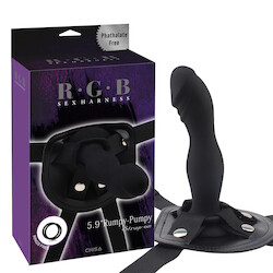 RGB - 5.9" RUMPY- PUMPY STRAP-ON