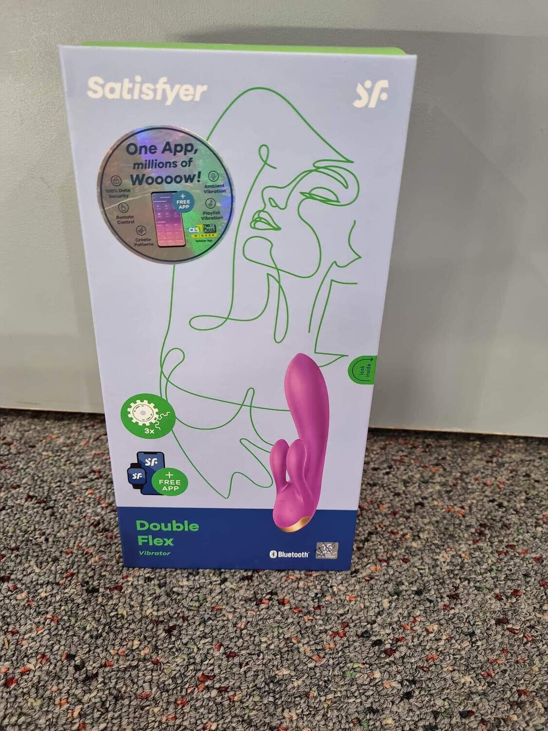 SATISFYER - DOUBLE FLEX VIBRATOR SATISFYER - DOUBLE FLEX VIBRATOR