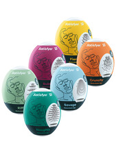 SATISFYER - MASTURBATOR EGGS X 6